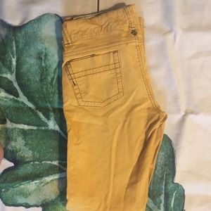 Prana Women’s Yellow Corduroy Pants
